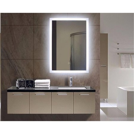 PERFECTPILLOWS 36 x 2 x 48 in. Rectangle Mirror with 6000K LED Backlight PE2638915